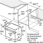 Four encastrable BOSCH HBA372BB3F Serenity – Image 7