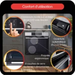 Four encastrable fonction vapeur LG WS9D7672CS SteamAssist – Image 11