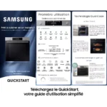 Four encastrable fonction vapeur SAMSUNG NV7B44503AS Série 4 – Image 5