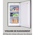 Congélateur armoire KLARSTEIN Garfield Eco L 64L – Gris – Image 4