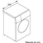 Lave linge hublot BOSCH WGB256A2FR – Image 11