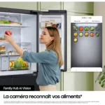 Réfrigérateur multi portes SAMSUNG RF65DG9H0EB1 family hub avec AI vision – Image 7