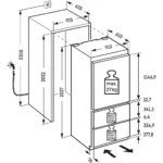 Réfrigérateur combiné encastrable LIEBHERR ECBNe8871 BioFresh – Image 11