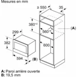 Micro ondes encastrable SIEMENS BF722L1B1 iQ700 – Image 6