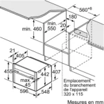Micro ondes combiné encastrable NEFF C24MT7MN0 N70 – Image 8