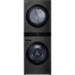 Lave linge séchant hublot LG F761TOWERB Washtower