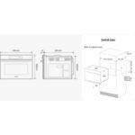 Micro ondes combiné encastrable SAMSUNG NQ5B6753CAK Bespoke – Image 3