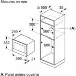 Micro ondes encastrable NEFF NR4WR21N1 série N70 Inverter – Image 2